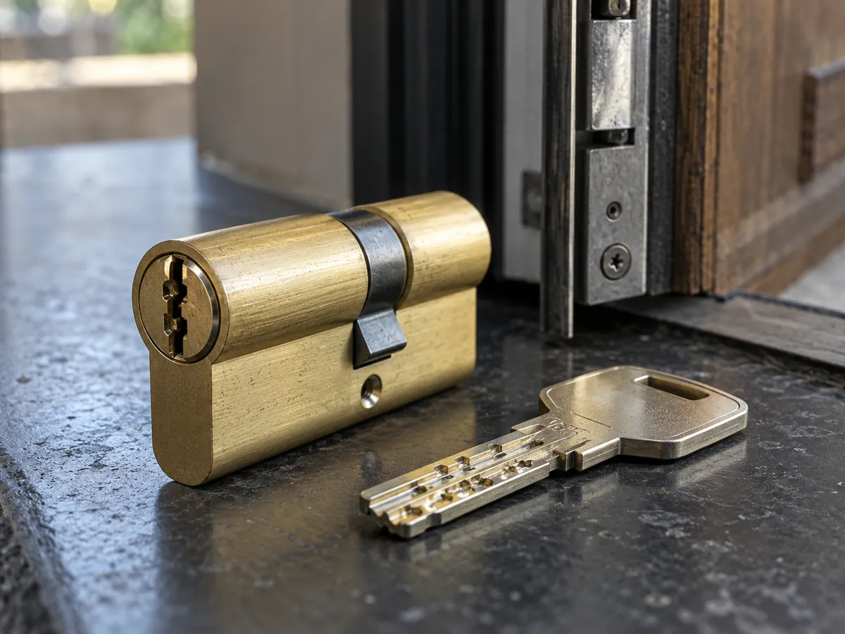 High-security cylinder with a restricted key