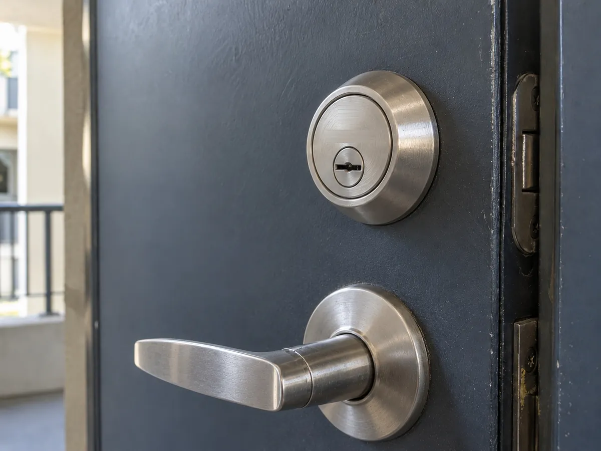 High-security deadbolt with a cylinder guard