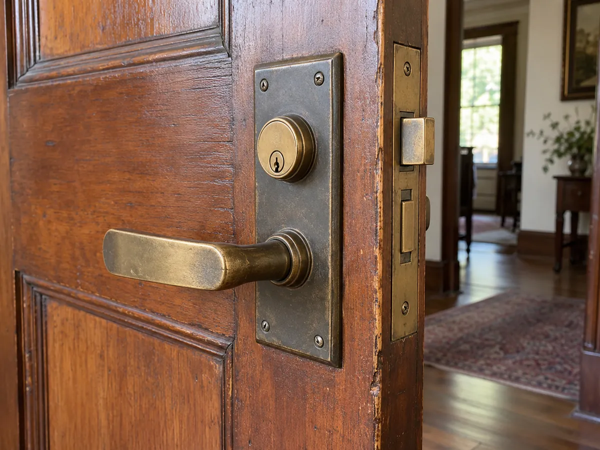 Mortise lock with lever trim
