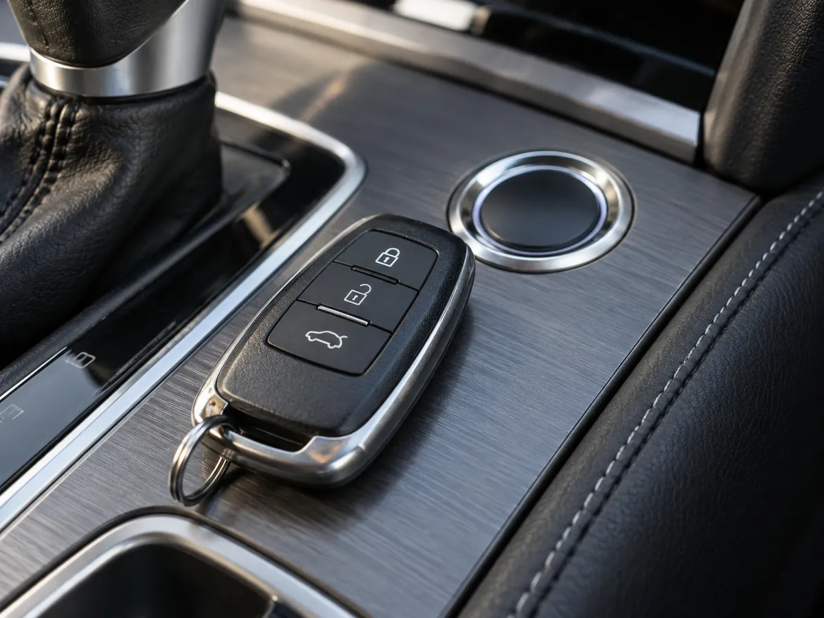 Proximity smart key for push-button start